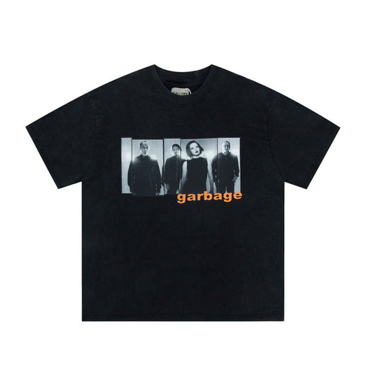 Gallery Dept T-shitrs Vintage Print Short Sleeves Men and Women Tee