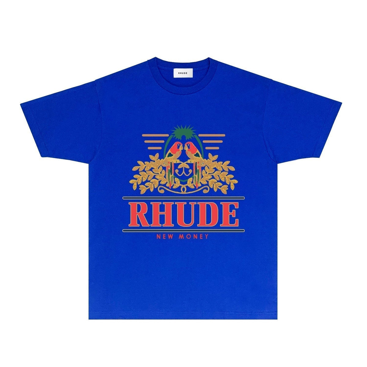 Rhude T-shirts Printed Trendy Pure Cotton