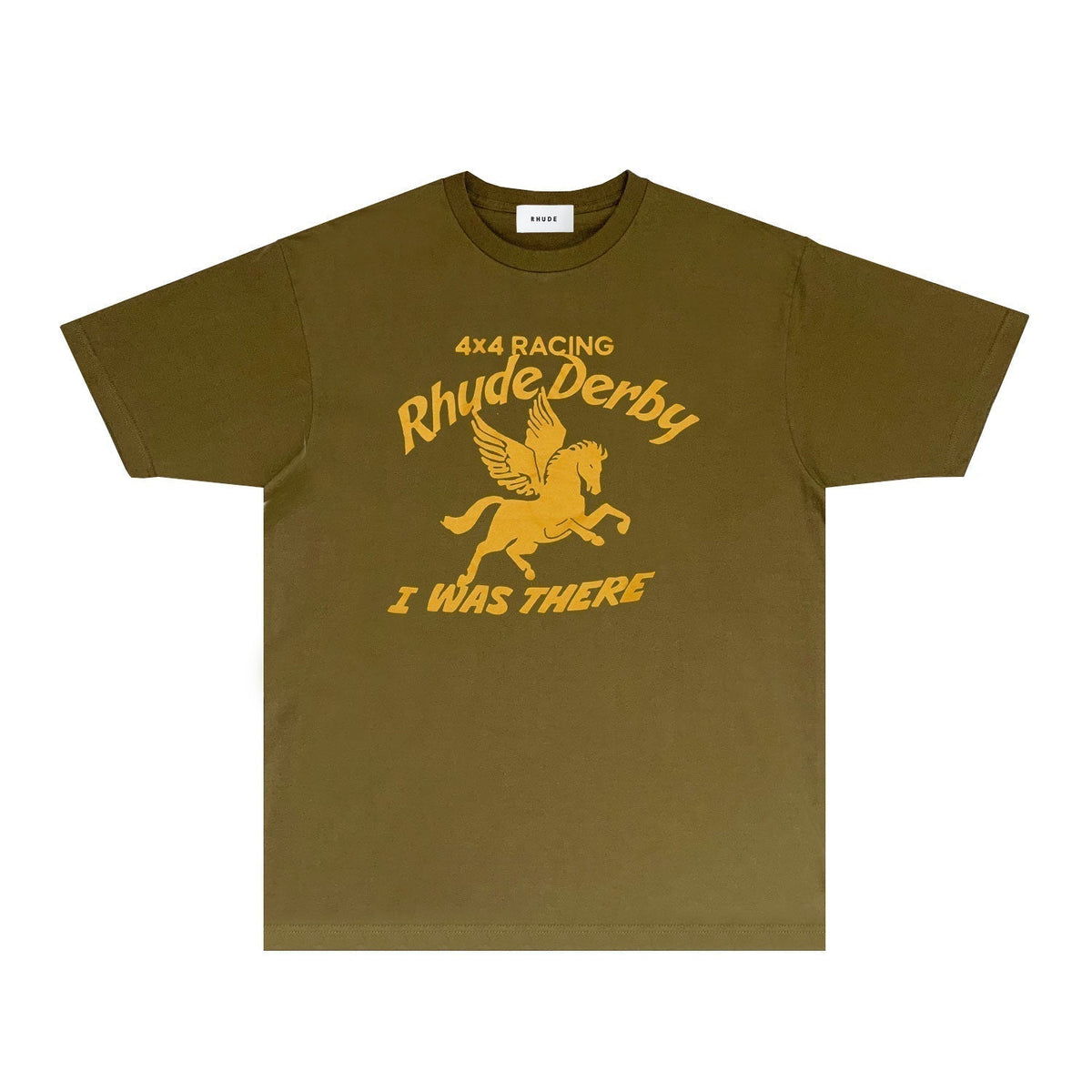 Rhude T-shirts Printed Trendy Pure Cotton