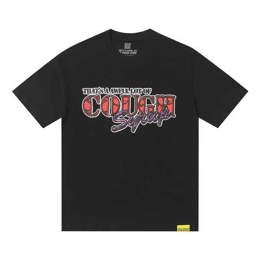 THAT'S A AWFUL LOT OF COUGH SYRUP Chest & Back Graphic T-Shirt ¡ª hero