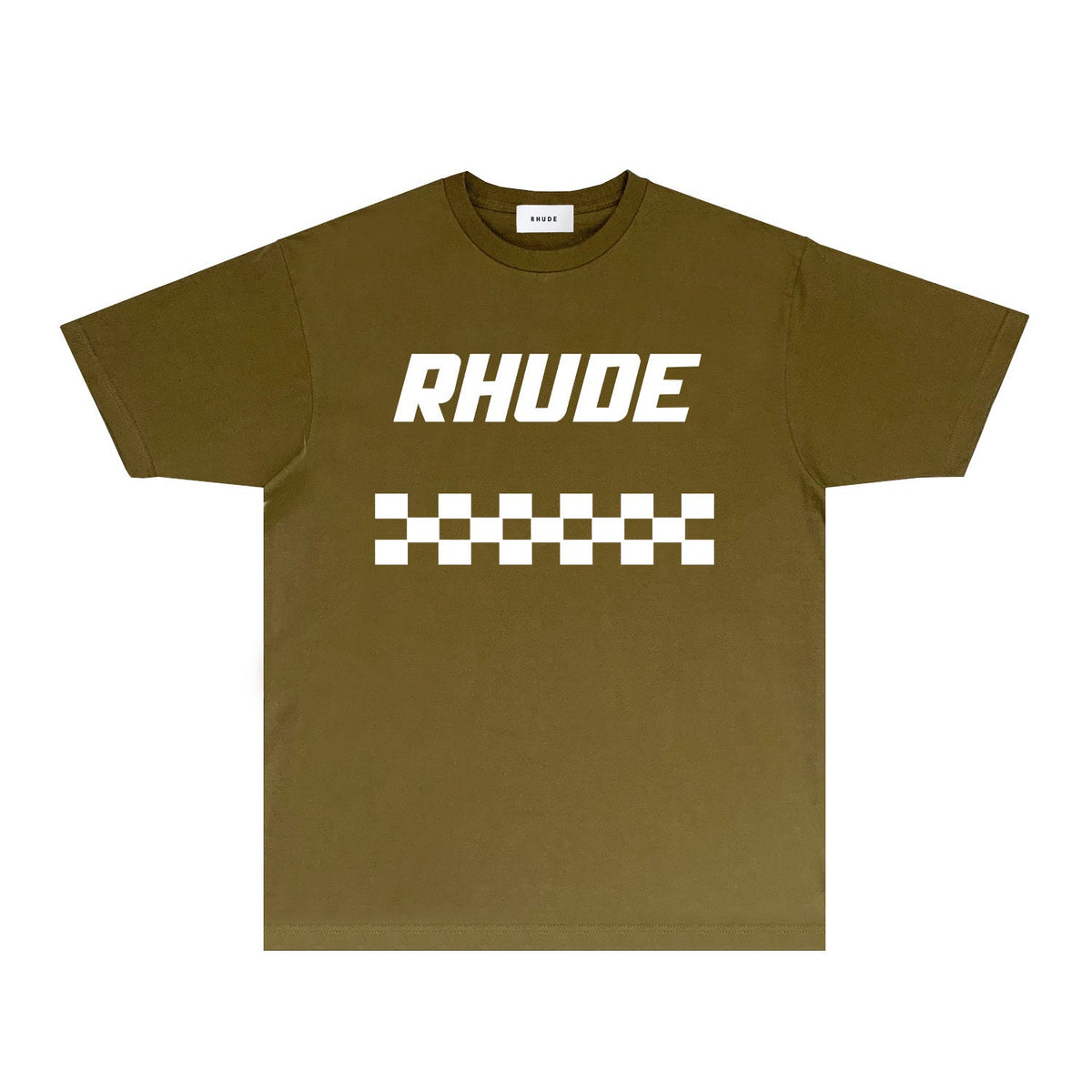 Rhude T-shirts Printed Trendy Pure Cotton